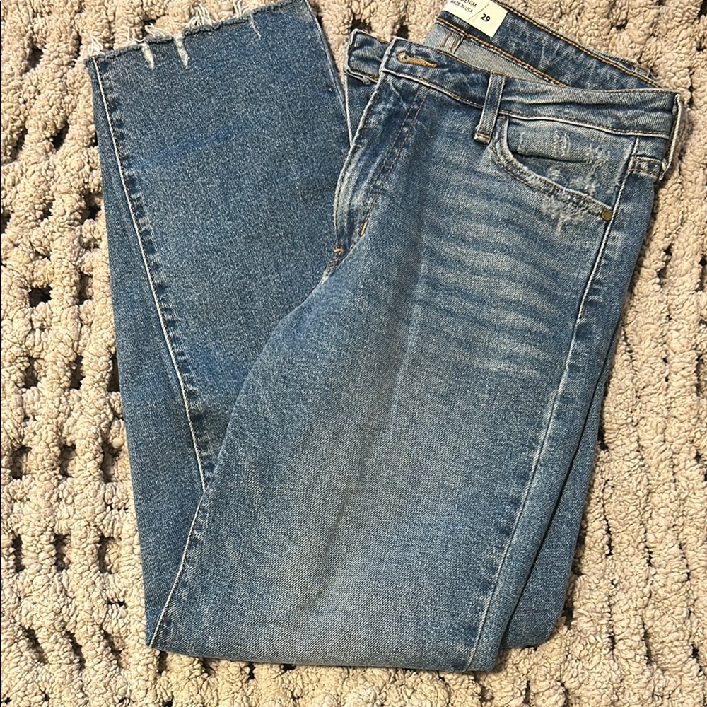 Just Black Women's Straight Leg Jeans - Blue